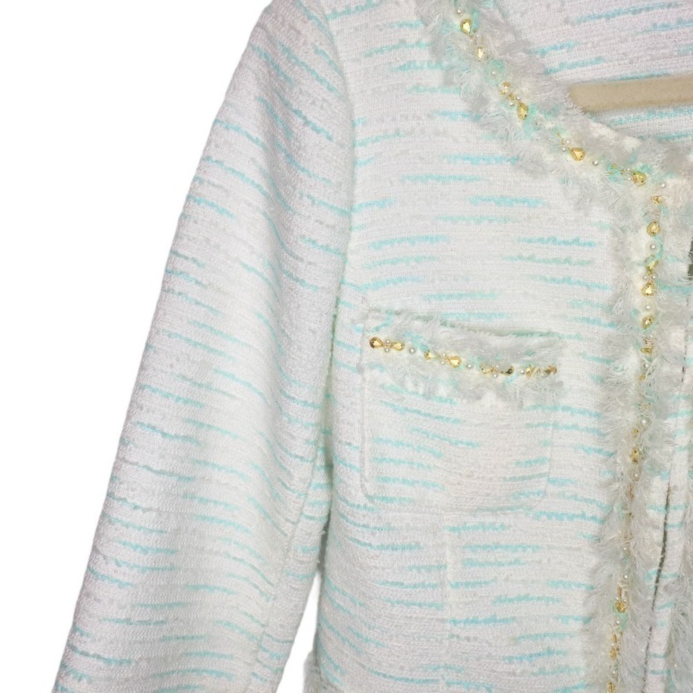 Lilly Pulitzer Pearl Tweed Jacket Size 6 - Picture 2 of 8